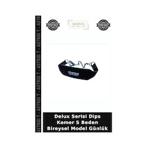 Delux Serisi Dips Kemer S Beden Bireysel Model Günlük Çok Renkli
