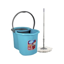 Eminhome Spin Mop Temizlik Seti Döner Başlıklı Paspas 19  Lt