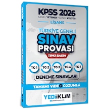 Yediiklim 2026 Kpss Lisans Gy-gk Türkiye Geneli Sınav Provası Tıpkı Basım Deneme Sınavları Tamamı Video Çözümlü