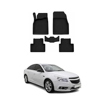 Chevrolet Cruze 2009-2016 Uyumlu 4d Havuzlu Paspas Kauçuk Siyah 5 Parça