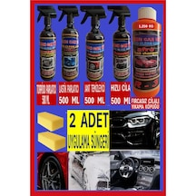 6 Lı Set Torpido Sütü-lastik Parlatıcı- Jant Temizleyici- Hızlı Cila-500 Ml Cilalı Şampuan 1 Kgl