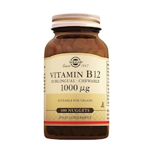Solgar Vitamin B12 1000 Mcg 100 Dilaltı Tableti