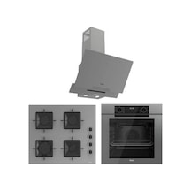 Ferre QEP63CPR-SS208-D065SA Gri New Grion Silent Ankastre Set
