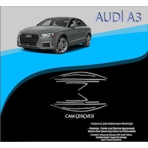 Audi A3 Sd Krom Cam Çerçevesi 10 Parça