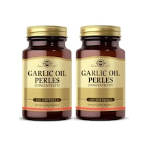 Solgar Garlic Oil Takviye Edici Gıda 2 x 100 Kapsül