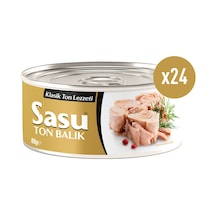Sasu Klasik Ton Balığı Bütün Dilim 24 x 80 G