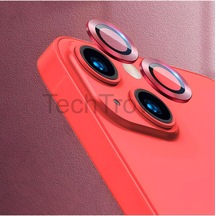Apple İphone 13 Kamera Lens Koruyucu Parmak İzi Bırakmayan A+ Kalite Kırmızı