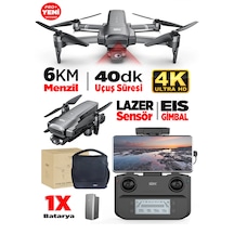 SJRC F22 S2 Pro+ 4K Kameralı Drone Seti - 6KM Menzil+Çarpışma Sensörü+40 Dakika Uçuş Süresi+Çanta+EIS Gimbal