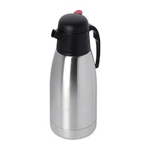Çelik Termos 2 Litre Gri Renk 6 Saat Yalıtım Süresi İle Kamp Ve Mutfak Kullanımı İçin