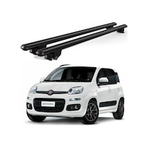 Kanca Fiat Panda 2012 Ve Sonrası Uyumlu Siyah Kilitli Ara Atkı 120cm Port Bagaj Tavan Barı