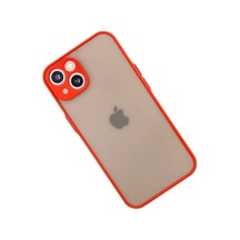 Apple iPhone Uyumlu  13 Mini Kılıf Montreal Silikon Kapak - Kırmızı