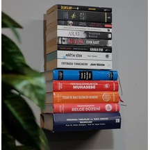 Metal Siyah 2 Adet Kitaplık, Kitap Organizatör, Uçan Kitap Rafı, Görünmez Duvar Kitaplık 2'li Siyah Metal Siyah 2 Adet Kitaplık, Kitap Organizatör, Uçan Kitap Rafı, Görünmez Duvar Kitaplık 2'li Siyah