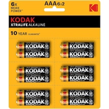 Kkonsantrasyon Xtralıfe 12 Adet Alkalin İnce Pil - 6x2-aaa