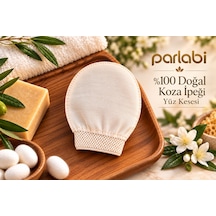 % 100 Doğal Koza İpek Yüz Peeling Kese