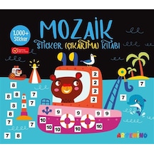 Mozaik Sticker 1.000+ Çıkartma Kitabı - Siyah / Kolektif