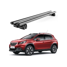 Pençe Peugeot 2008 2013-2020 Uyumlu Gri Ara Atkı Port Bagaj Tavan Barı