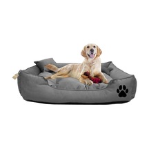 Yıkanabilir Büyük Irk Köpek Yatağı Minder 90x70cm Mor