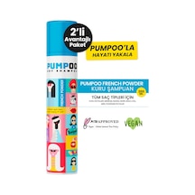 Pumpoo French Powder Kuru Şampuan 2 x 200 ML