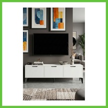 Bezos Royal Tv Sehpası Suntalam Beyaz 160x35 Dmc