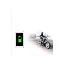 Lexroo Usb Çıkışlı Sigortalı Motosiklet Gidon Usb Şarj Aleti Standart