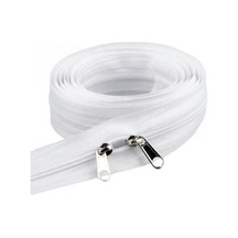Fermuar 20 Mt Beyaz Nevresim Hurç Çanta Fermuarı