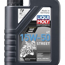 Liqui Moly 15W-50 Street / (15W50) 4t Sentetik Motor Yağı (1 Litre)