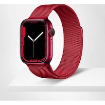 Watch 7 41mm Uyumlu Krd-01 Metal Tgco Kordon-kırmızı