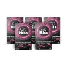 Silky Kiss Uzun Geceler Prezervatif 12'li 5 Li Paket