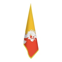 Bhutan Bayrağı -ofis-makam-toplantı Odaları - Saçaklı Makam Bayrağı 1