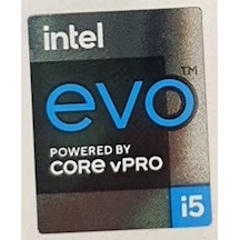 OEM intel evo CORE vPRO i5 11 ve 12.ci Nesil Sticker Etiket D84