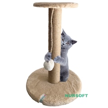Nursoft Stepli Kedi Orijinal Jüt Halat İp Tırmalama Tahtası