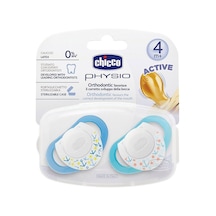 Chicco Physio Kauçuk Emzik +4Ay -  Mavi