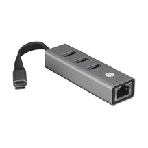 S-lınk Sw-u3325, Gigabit, Type-c To Rj45, 3xusb 3.0, Metal, Ethernet Kartı