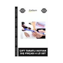 Özel Üretim Kedi Köpek Ağız Bakım Temizlik Çıft Taraflı Hayvan Dış Firçası 4 Lü Set