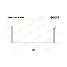 Ana Yatak - Fiat Ducato, Scudo - Glyco-0142004050