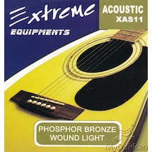 Extreme Xas11 Takım Tel Akustik Gitar Teli 011-