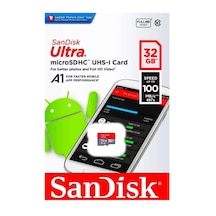 Sandisk Ultra 32 GB 100MB/S MicroSDXC Hafıza Kartı