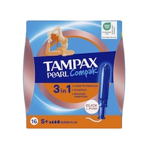 Tampax Tampon Pearl Compak Super Plus 16'lı - 6 Adet Tarı
