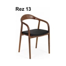 Rez 13 Modern Şık Ergonomik Dayanıklı Konforlu Ahşap Ayaklı Salon Yemek Sandalyesi Modeli Çok Renkli