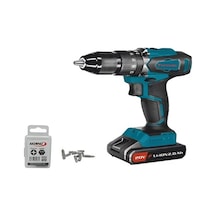 Catpower 4111 20V 2AH Li-ion Çift Akülü Darbeli Matkap + PH 2/2 Uç Set