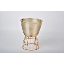 Setabıanca Setabıanca Regına Decor Kase Modern Lınes Küçük Gold 22 Cm