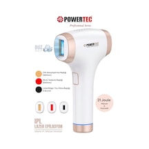 Powertec TR-9999 Ipl Lazer Epilasyon 999.999 Atım Otomatik/Manuel 9 Modlu Buz Başlıklı & Taşıma Çantası Beyaz