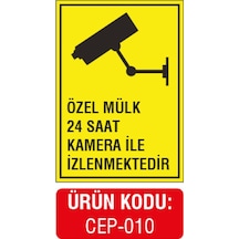 Özel Mülk 24 Saat Kamera Ile Izlenmektedir