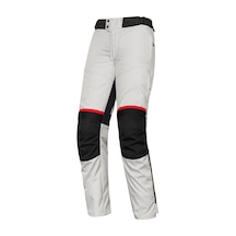 Scoyco P122 Beyaz Motosiklet Pantolonu 4 Mevsim Korumalı Maxdura 600-d Kumaş Motorcu Pantolon
