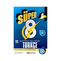 Nitelik Yayınları 8. Sınıf Süper Türkçe Yeni Nesil Soru Kitabı