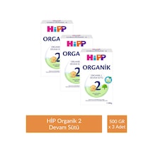 Hipp 2 Organik Devam Sütü 500 G x 3 Adet