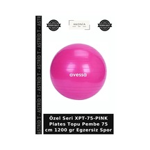 Özel Seri Xpt-75-pınk Plates Topu Pembe 75 Cm 1200 Gr Egzersiz Spor