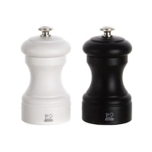 Peugeot Bistro Karabiber Tuz Değirmeni 2Li St 10Cm-Siyah/Beyaz