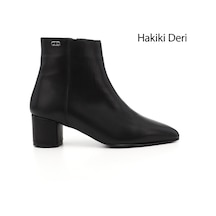 Gönderi(R) Gönderi R Kadın Siyah Fermuarlı Sivri Burun Hakiki Deri Bot Gkzb13453444 Siyah
