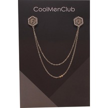 Coolmenclub Kişiye Özel Gömlek Yaka İğnesi Gümüş